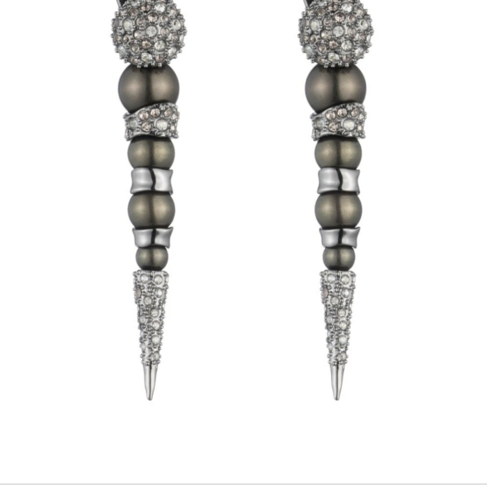 Alexis Bittar pearl spiked earrings